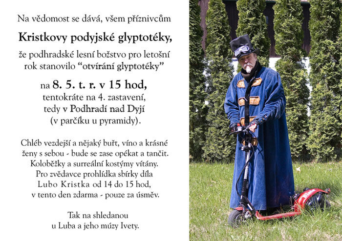 Otv�r�n� Kristkovy podyjsk� glyptot�ky